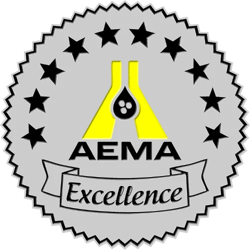 Logo for AEMA's award of Excellence.